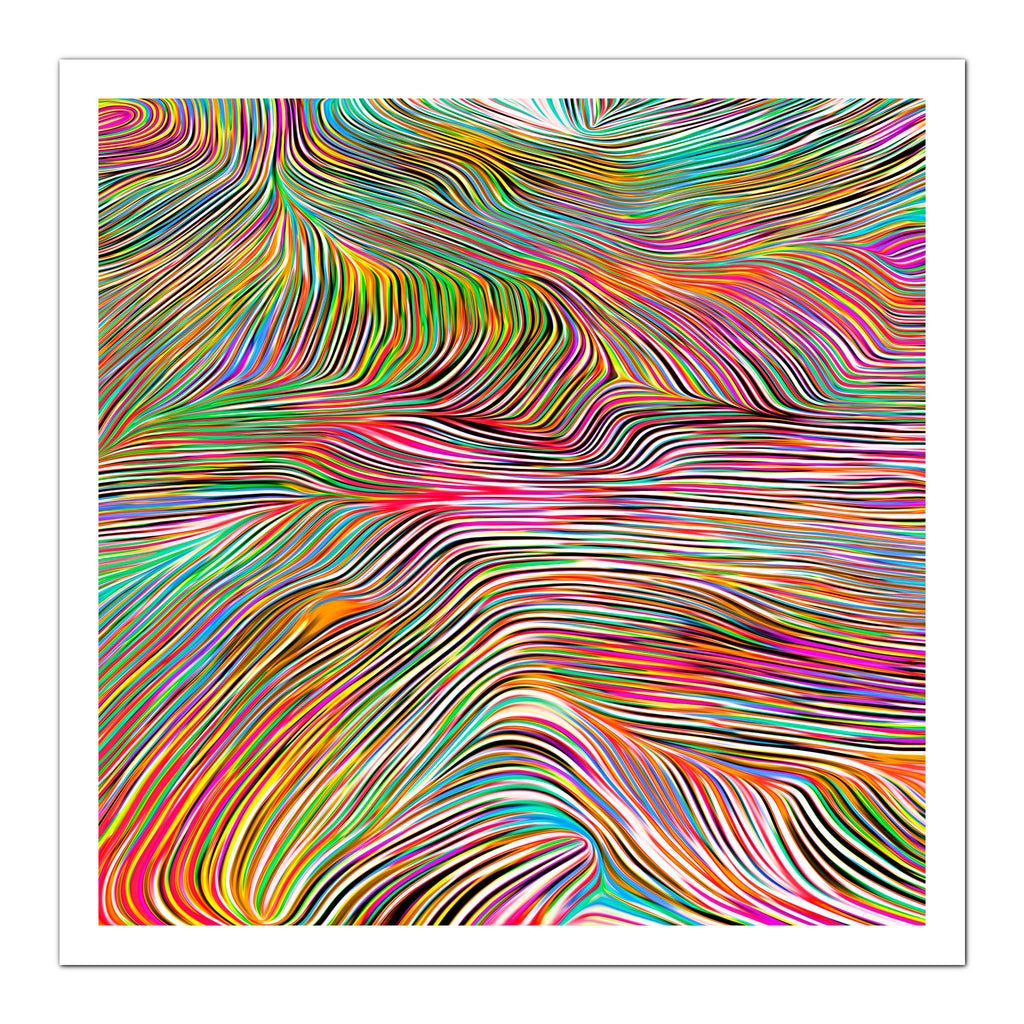 On Fire, abstract contemporary limited edition fine art print. Buy direct from the artist