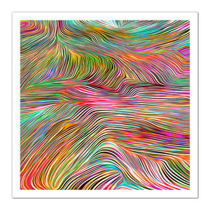 On Fire, abstract contemporary limited edition fine art print. Buy direct from the artist