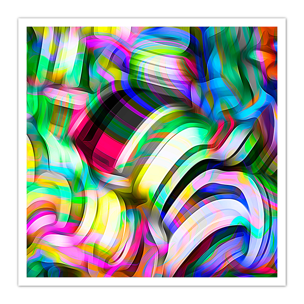 Spin Dry, contemporary abstract limited edition fine art print by Bibi Viro